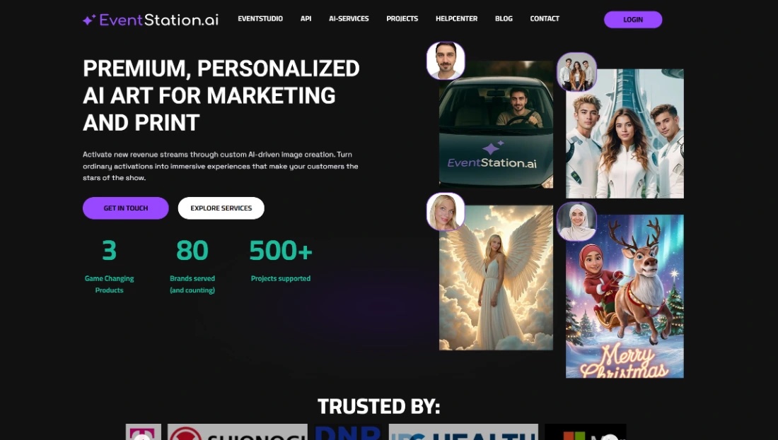 EventStation.ai — AI event platform redesign